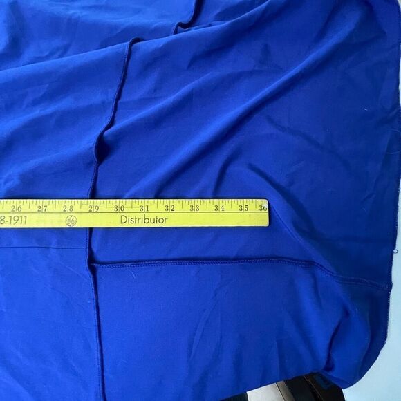 Silky Blue Two Piece‎ High Low Dress, XL - Picture 9 of 12